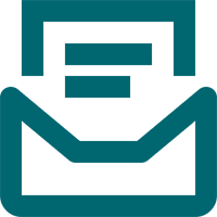 icon of envelope with letter