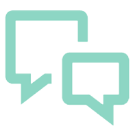 icon of two comments